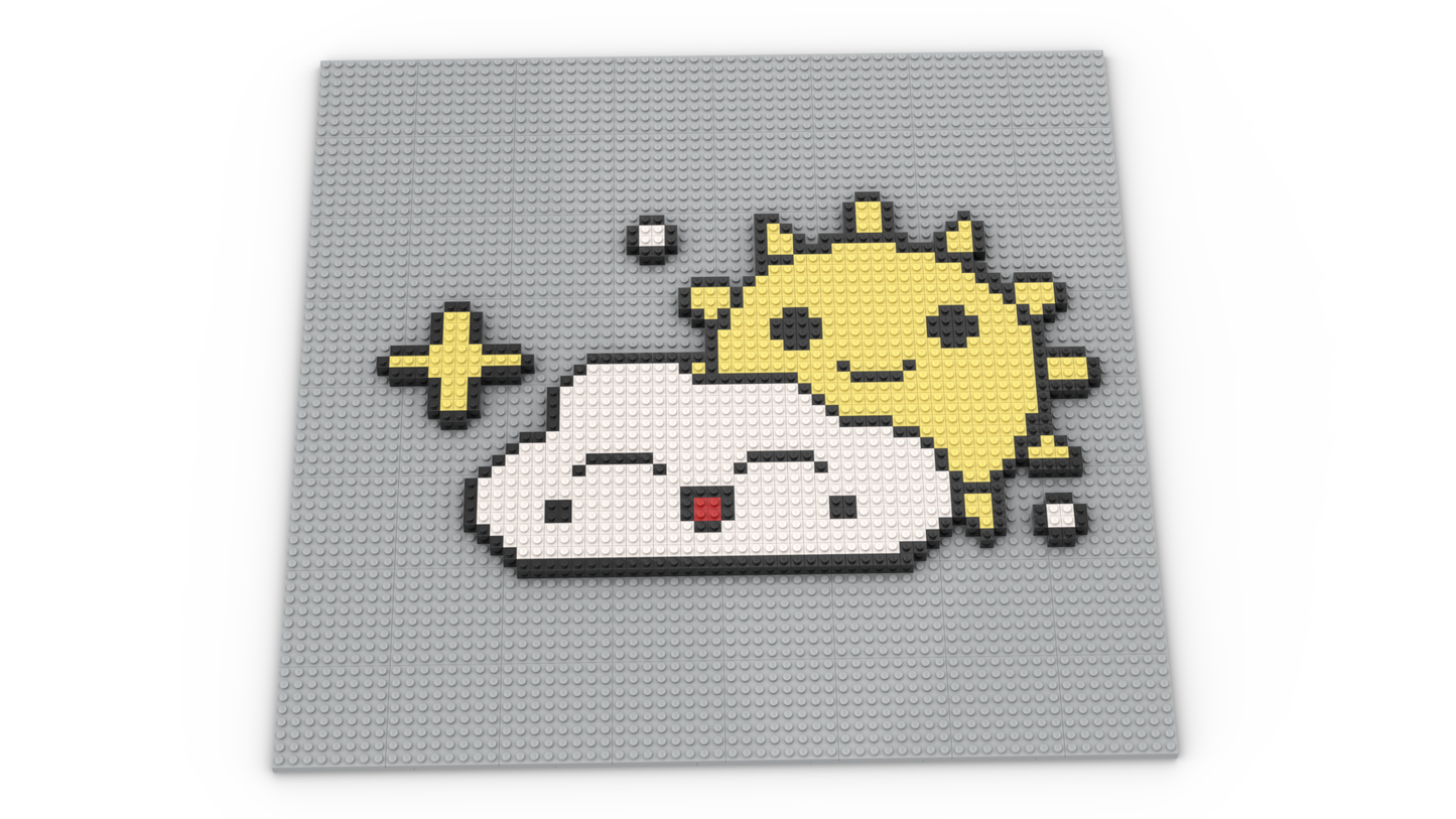 ☀️LEGO Smiling Sun &amp; Clouds kit